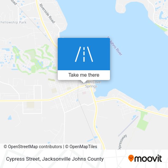 Cypress Street map