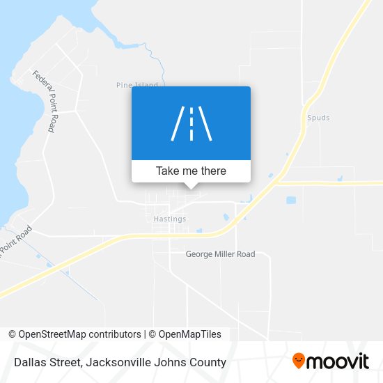 Dallas Street map