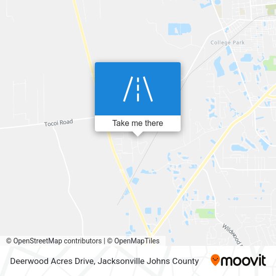 Deerwood Acres Drive map