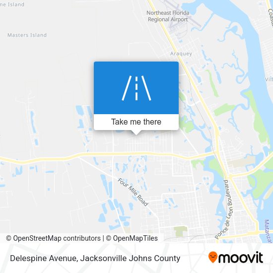 Mapa de Delespine Avenue