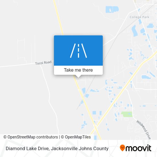 Diamond Lake Drive map
