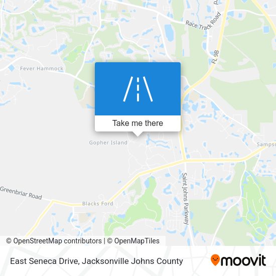 East Seneca Drive map