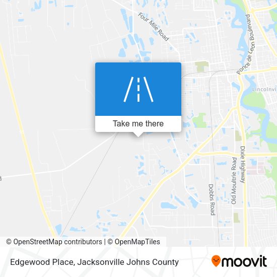 Edgewood Place map