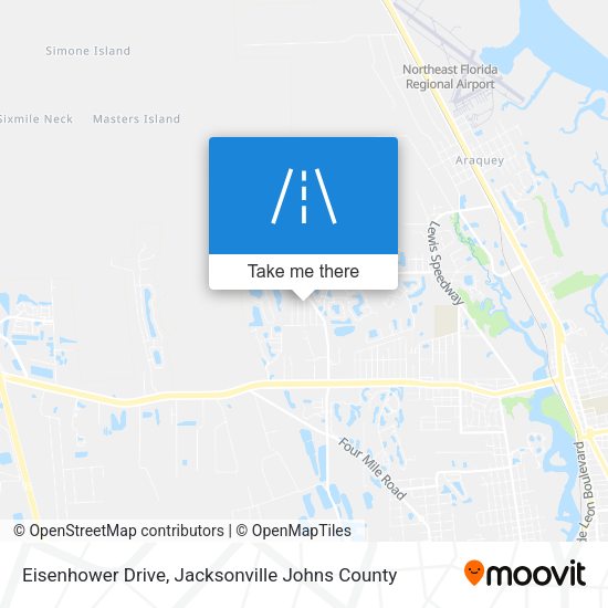 Eisenhower Drive map