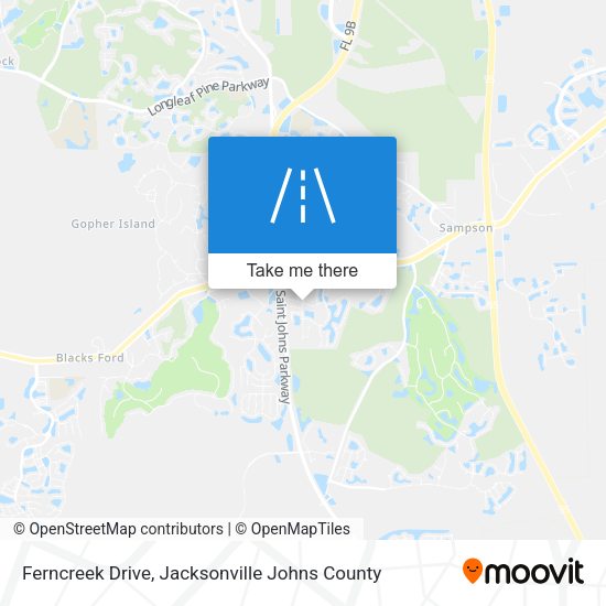 Ferncreek Drive map