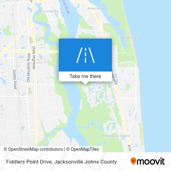 Mapa de Fiddlers Point Drive