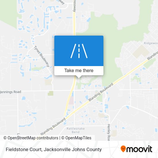 Mapa de Fieldstone Court