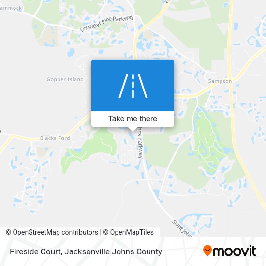 Fireside Court map