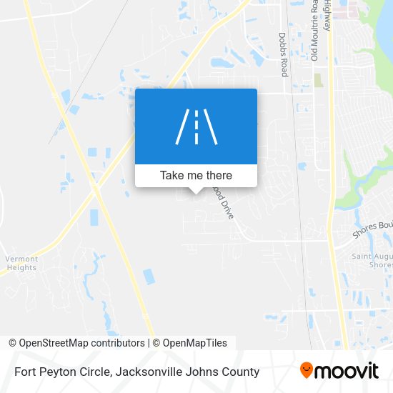 Mapa de Fort Peyton Circle