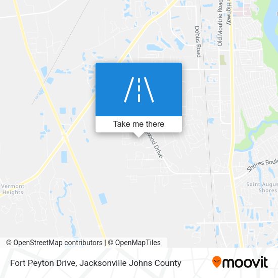 Fort Peyton Drive map