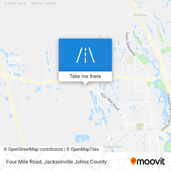 Mapa de Four Mile Road