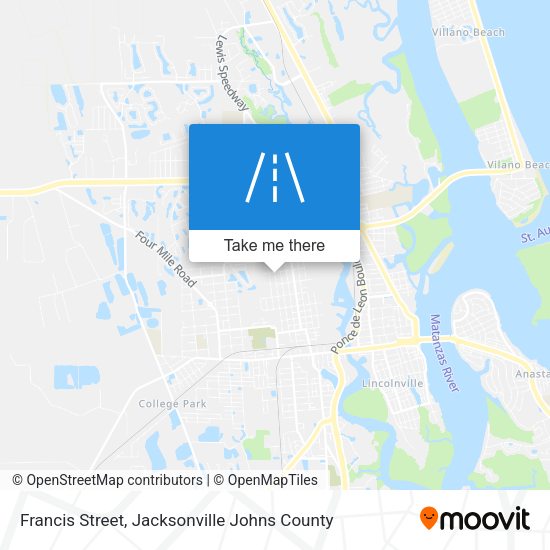Mapa de Francis Street