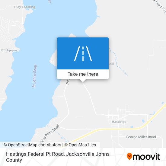 Hastings Federal Pt Road map