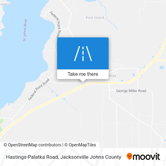 Mapa de Hastings-Palatka Road