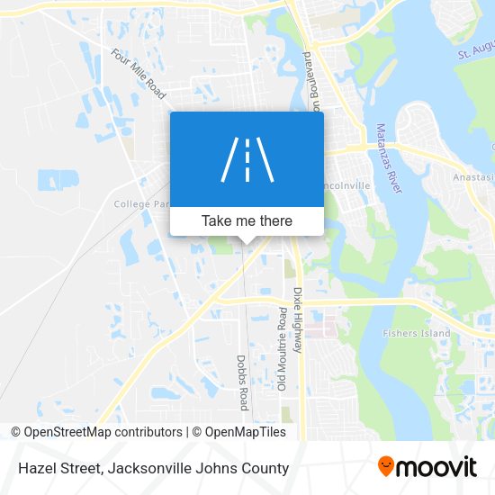 Hazel Street map