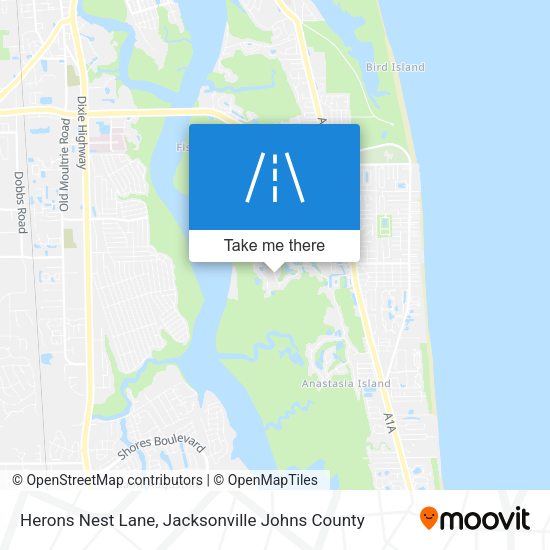 Herons Nest Lane map