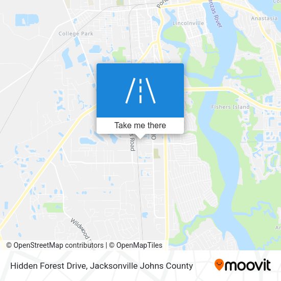 Mapa de Hidden Forest Drive