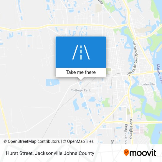 Hurst Street map
