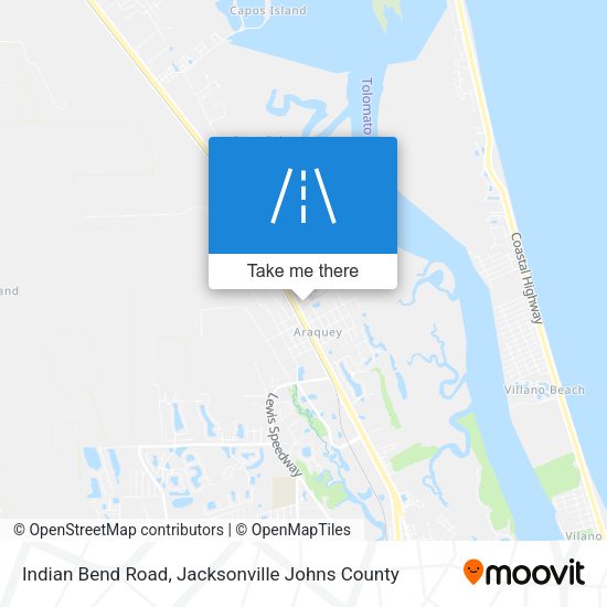 Indian Bend Road map