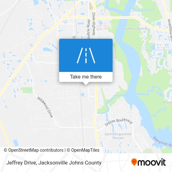 Jeffrey Drive map