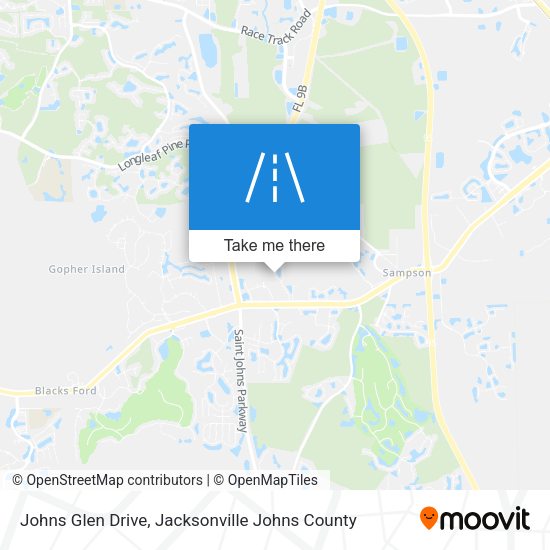 Johns Glen Drive map
