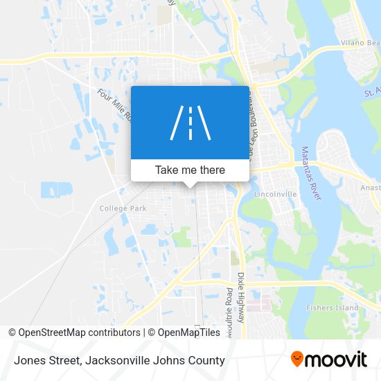 Mapa de Jones Street