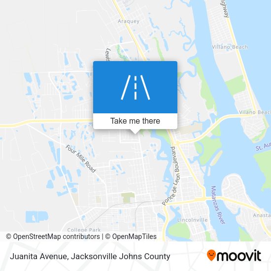 Juanita Avenue map