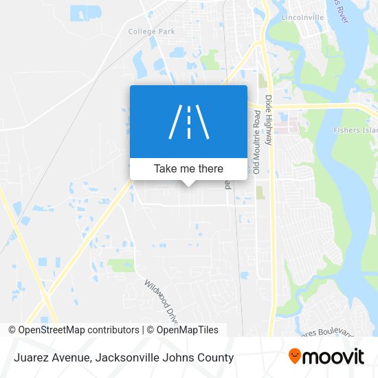 Juarez Avenue map