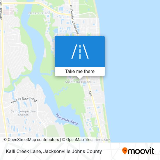 Kalli Creek Lane map
