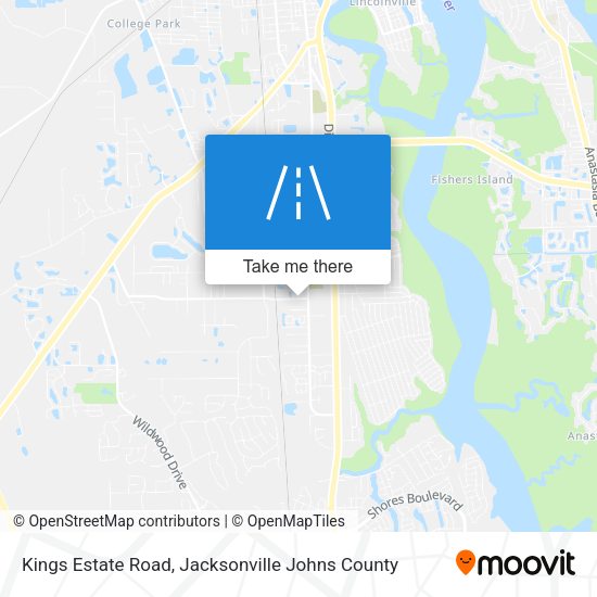 Mapa de Kings Estate Road
