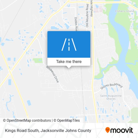 Kings Road South map