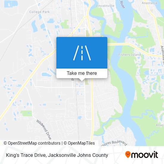 King's Trace Drive map