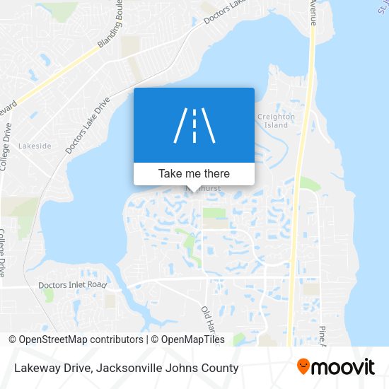 Lakeway Drive map