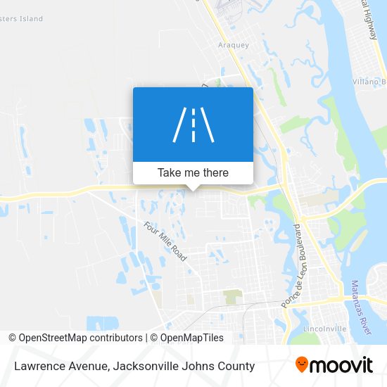 Lawrence Avenue map