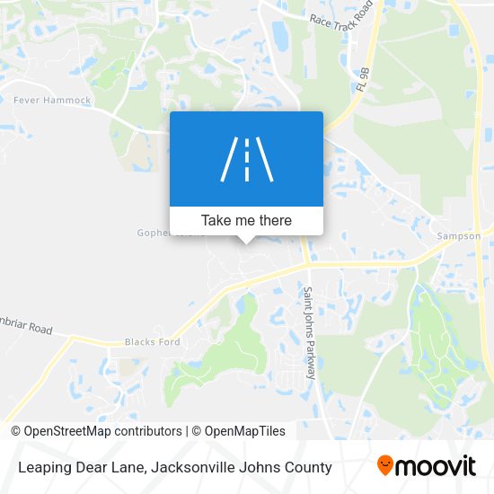 Mapa de Leaping Dear Lane