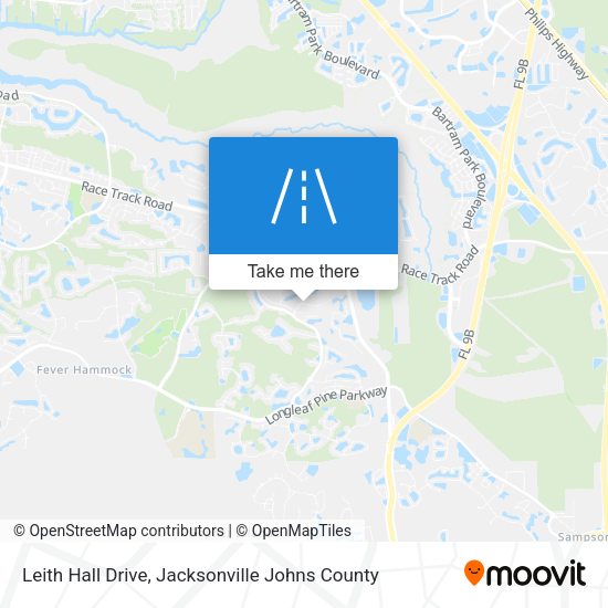 Leith Hall Drive map