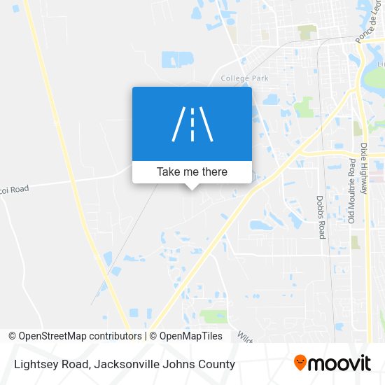 Lightsey Road map