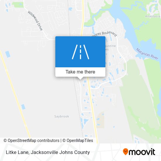 Litke Lane map