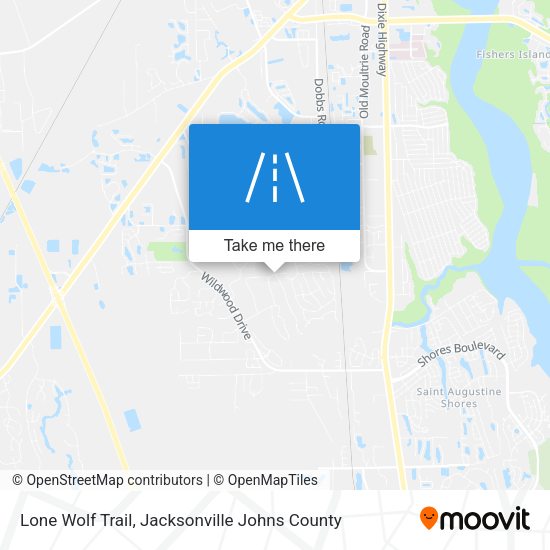 Lone Wolf Trail map