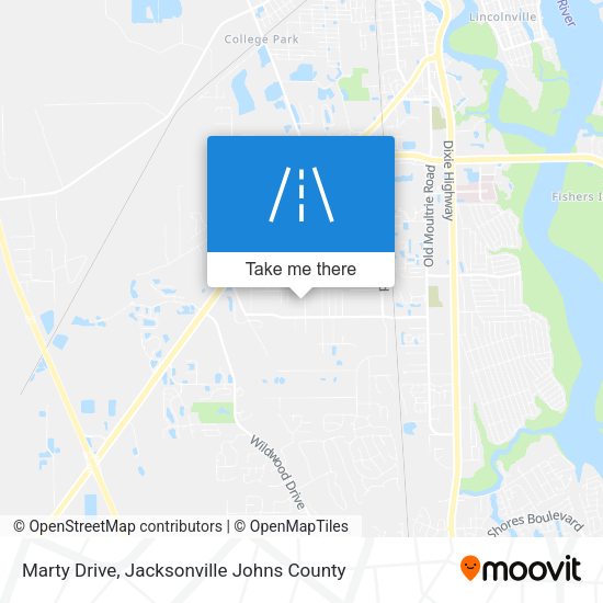 Mapa de Marty Drive