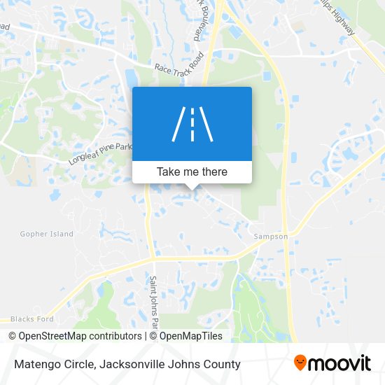 Mapa de Matengo Circle