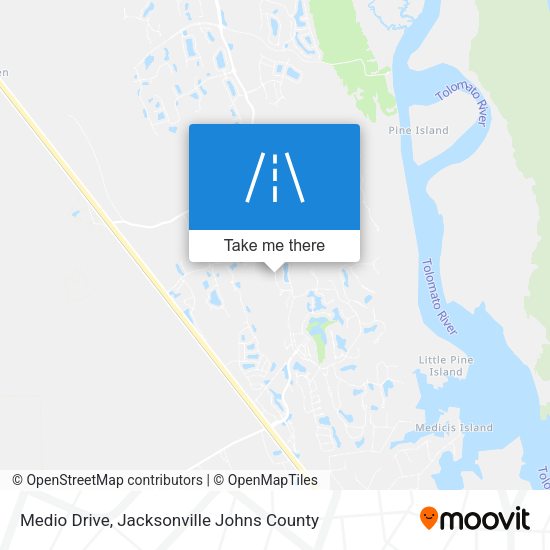 Medio Drive map
