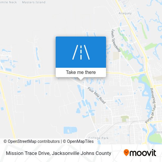 Mission Trace Drive map