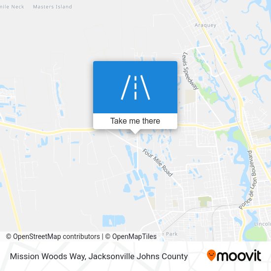 Mission Woods Way map