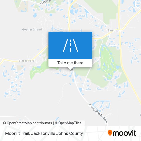 Moonlit Trail map