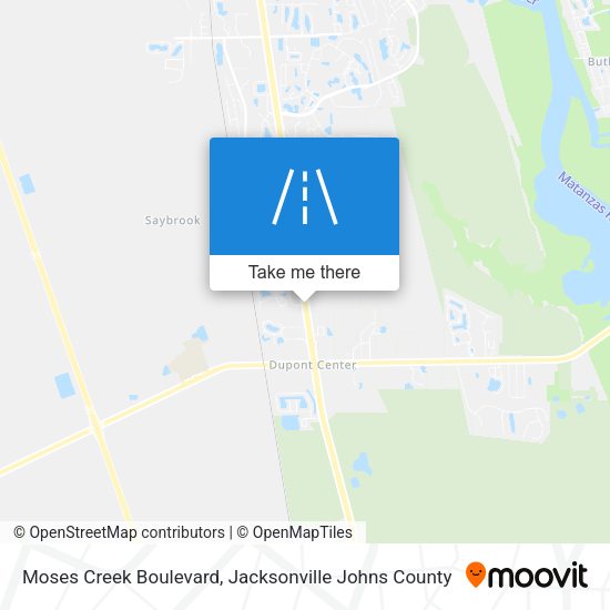 Moses Creek Boulevard map