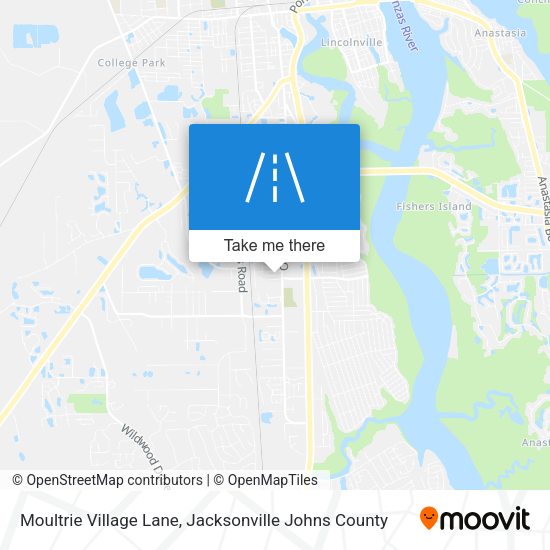 Moultrie Village Lane map