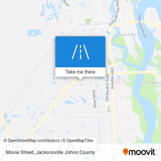 Mapa de Movie Street