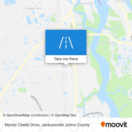 Mystic Castle Drive map