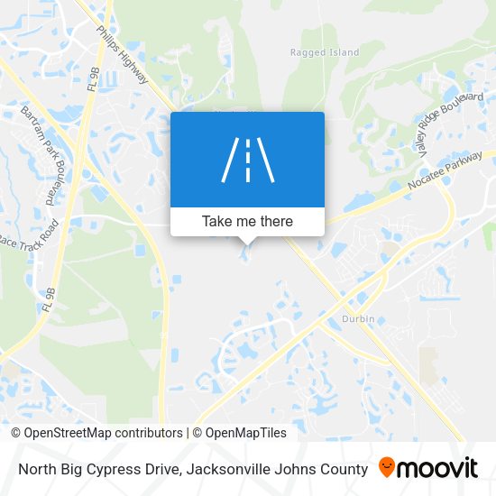 North Big Cypress Drive map